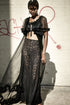 Long Frou Frou Sheer Dressing Robe